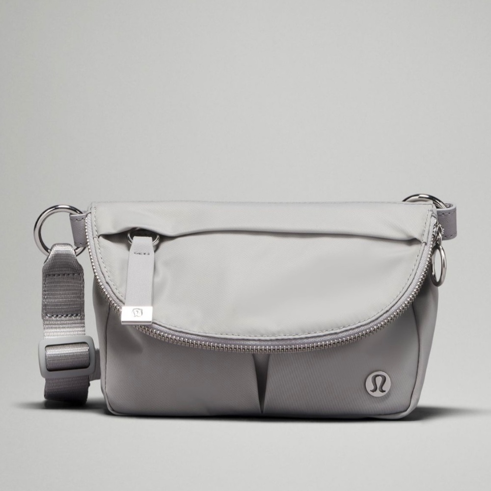 NWT Lululemon All Night Festival Bag Micro 1.5L ~ Silver Drop Gray